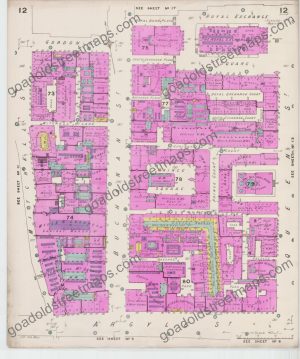 Goad Old Street Map 12 Glasgow March 1887 (preview)