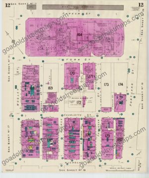 Goad Old Street Map 12 Manchester I Resurveyed & Reissued June 1962 (preview)