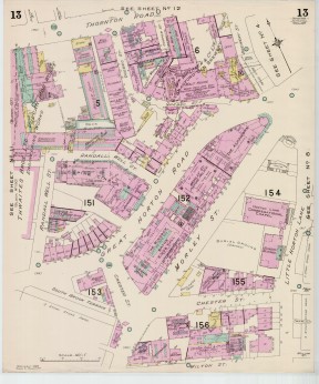 Goad Old Street Map 13 Bradford Reprinted April 1923