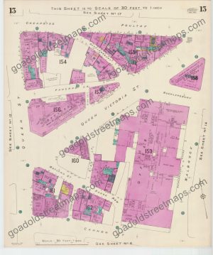 Goad Old Street Map 13 London I Resurveyed & Reissued Nov 1956 (preview)