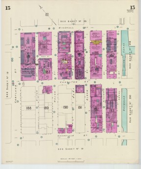 Goad Old Street Map 13 Manchester I Resurveyed & Reissued January 1953