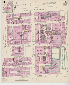 Goad Old Street Map 14 Bradford Reprinted April 1923