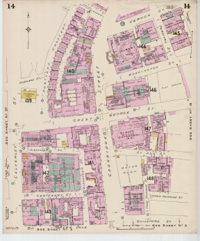 Goad Old Street Map 14 Leeds I Feb 1930 Reissue