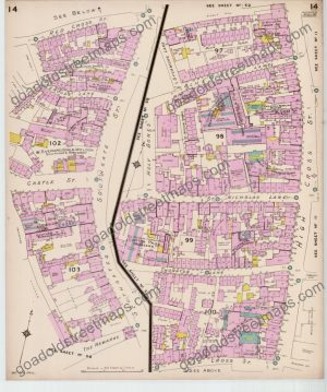 Goad Old Street Map 14 Leicester Ii March 1892 (preview)