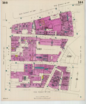 Goad Old Street Map 144 London Vi Resurveyed & Reissued June 1946