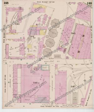 Goad Old Street Map 148 Glasgow Iv March 1898 (preview)