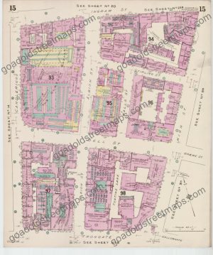 Goad Old Street Map 15 Glasgow I Reprinted Sep 1924 (preview)