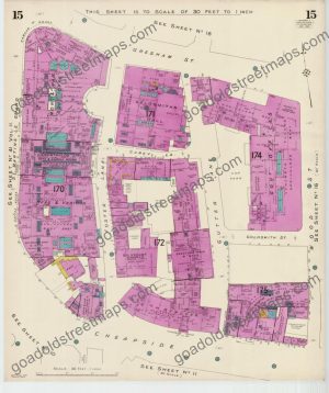 Goad Old Street Map 15 London I Resurveyed & Reissued Dec 1958 (preview)