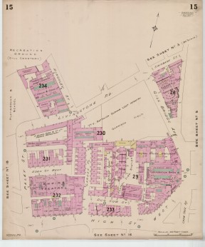 Goad Old Street Map 15 Sunderland (Extension) Aug 1927