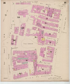 Goad Old Street Map 16 Sunderland (Extension) Aug 1927