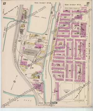 Goad Old Street Map 17 Cardiff August 1909 (preview)