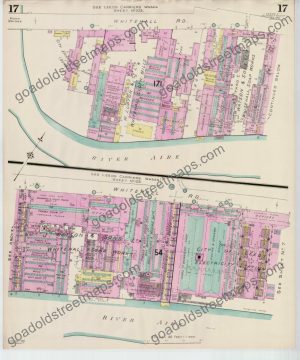 Goad Old Street Map 17 Leeds I Resurveyed & Reissued Feb 1942 (preview)