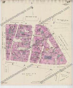 Goad Old Street Map 17 London I Resurveyed & Reissued Nov 1942 (preview)