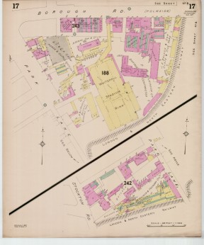 Goad Old Street Map 17 Sunderland (Extension) Aug 1927