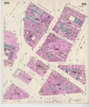 Goad Old Street Map 188 London Viii Resurveyed & Reissued Sept 1950