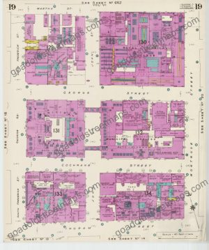 Goad Old Street Map 19 Glasgow I Resurveyed And Reissued October 1959 (preview)