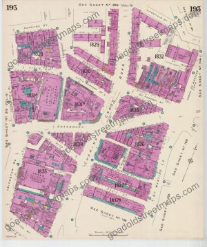 Goad Old Street Map 193 London Viii Resurveyed & Reissued Oct 1958 (preview)