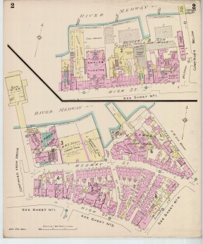 Goad Old Street Map 2 Chatham Aug 1912