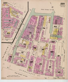 Goad Old Street Map 220 Manchester Ii Extension March 1928