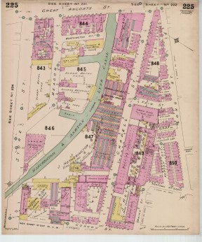 Goad Old Street Map 225 Manchester Ii  March 1928 (Extension)