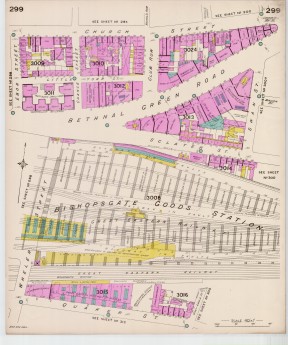 Goad Old Street Map 299 London Xi May '90