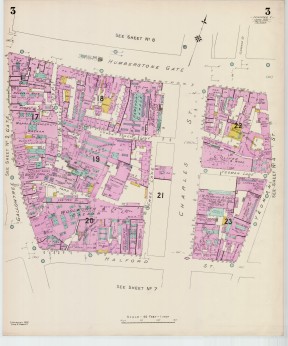 Goad Old Street Map 3 Leicester I June 1932 Reissue