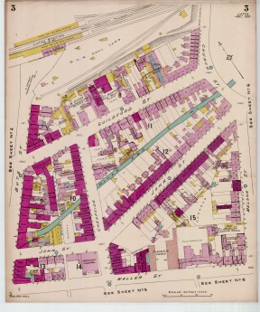 Goad Old Street Map for Luton, England, Sheet 3