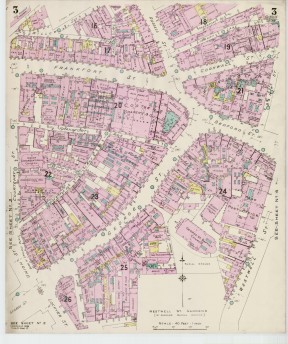 Goad Old Street Map 3 Plymouth Resurveyed & Reissued July 1939