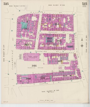 Goad Old Street Map 315 London Xi Resurveyed & Reissued July 1953