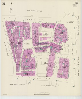 Goad Old Street Map 32 London Ii Resurveyed & Reissued Feb 1954