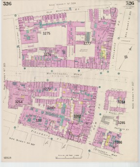 Goad Old Street Map 326 London Xi Resurveyed & Reissued July 1941