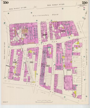 Goad Old Street Map 330 London Xi Resurveyed & Reissued Aug 1947