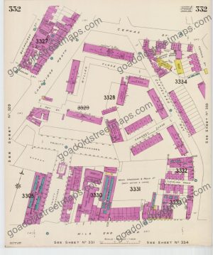 Goad Old Street Map 332 London Xi Resurveyed & Reissued August 1959 (preview)