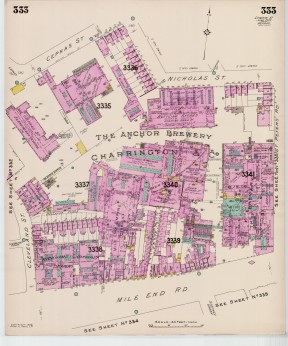 Goad Old Street Map 333 London Xi June 1929 Reissue