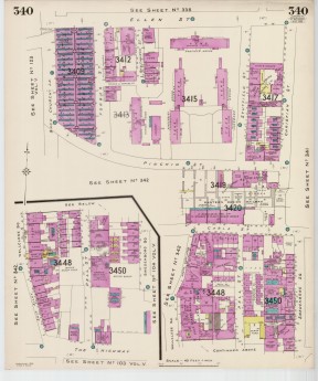 Goad Old Street Map 340 London Xi Resurveyed & Reissued Aug 1956