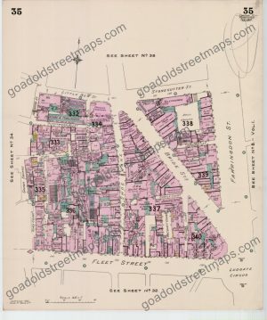 Goad Old Street Map 35 London Ii Reprinted Feb 1922 (preview)