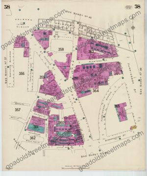 Goad Old Street Map 38 London Ii Resurveyed & Reissued Feb 1956 (preview)