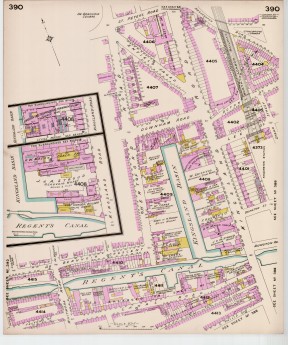 Goad Old Street Map 390 London Xii February 1891