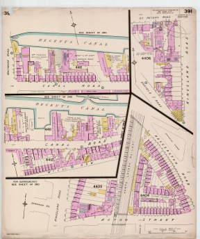 Goad Old Street Map 391 London Xii February 1891