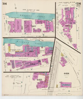 Goad Old Street Map 391 London Xii Resurveyed & Reissued Dec 1960