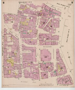 Goad Old Street Map 4 Brighton June 1898