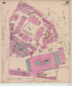 Goad Old Street Map 40 London Ii Reprinted Feb 1926