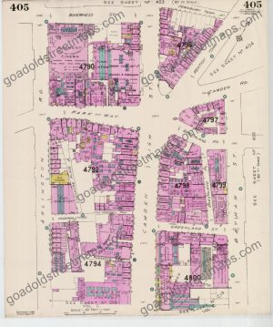 Goad Old Street Map 405 London Xii Resurveyed & Reissued Sept 1948 (preview)