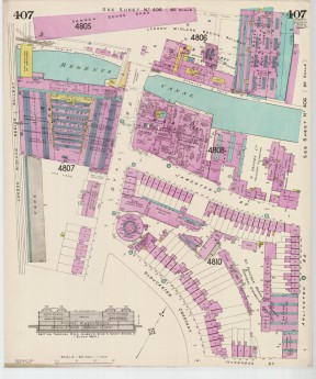 Goad Old Street Map 407 London Xii Resurveyed & Reissued August 1954