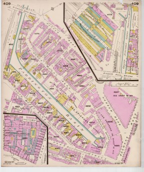 Goad Old Street Map 409 London Xii February 1891