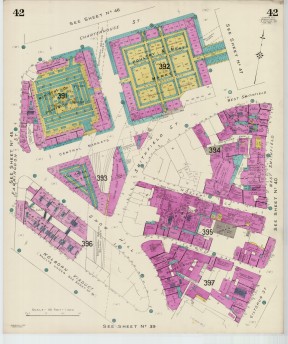 Goad Old Street Map 42 London Resurveyed & Reissued Feb 1952