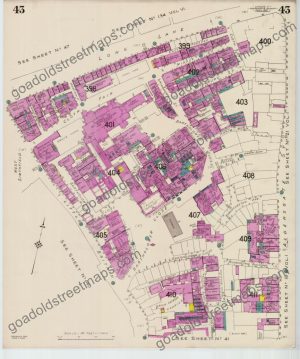 Goad Old Street Map 43 London Ii Resurveyed & Reissued April 1950 (preview)