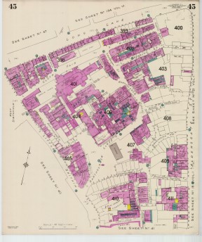 Goad Old Street Map 43 London Ii Resurveyed & Reissued April 1950