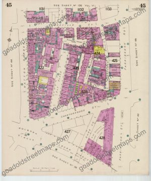 Goad Old Street Map 45 London Ii Resurveyed & Reissued April 1950 (preview)