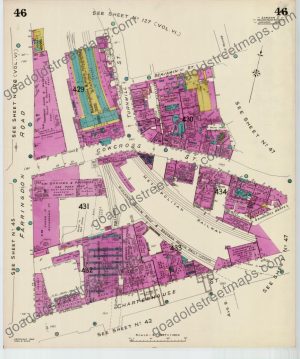 Goad Old Street Map 46 London Ii Resurveyed & Reissued January 1962 (preview)